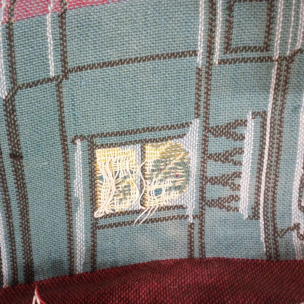 Goodwin Weavers Vintage 1993 It's A Wonderful Life Tapestry Blanket